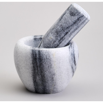 Ступка с пестиком диаметр=10 см высота=8 см AGNESS 925-131-1