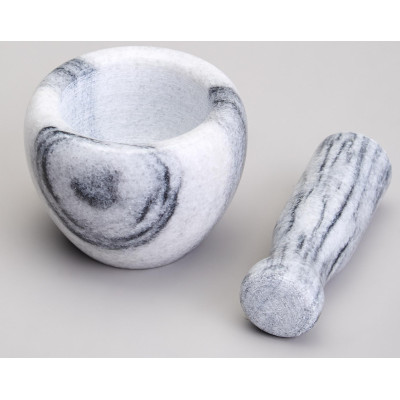 Ступка с пестиком диаметр=10 см высота=8 см AGNESS 925-131-2