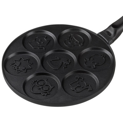 Сковорода " FUNNY ZOO" с антипригар.покрытием диаметр=26.5 см.на 7 порций (кор=6шт.) AGNESS 932-010-4