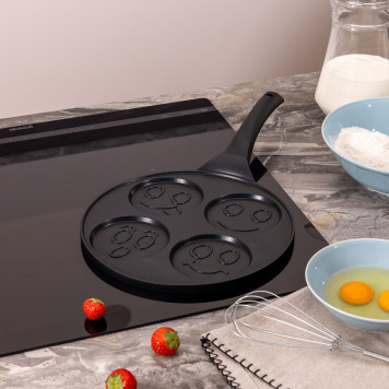 Сковорода " СМАЙЛ" с антипригар.покрытием диаметр=26.5 см AGNESS 932-014