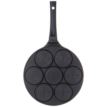 Сковорода " ЗИМНЯЯ ЗАБАВА" для оладий с антипригар.покрытием диаметр=26.5 см.(кор=6шт) AGNESS 932-025-3