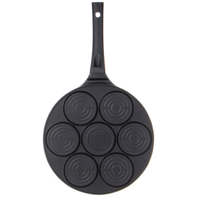 Сковорода " ЗИМНЯЯ ЗАБАВА" для оладий с антипригар.покрытием диаметр=26.5 см.(кор=6шт) AGNESS 932-025-3