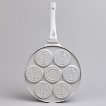 Сковорода " СМАЙЛ" для оладий с антипригар.покрытием диаметр=26.5 см.(кор=6шт) AGNESS 932-029-3
