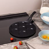 Сковорода для оладий с антипригар.покрытием, индукция, диаметр=26.5 см AGNESS 932-030