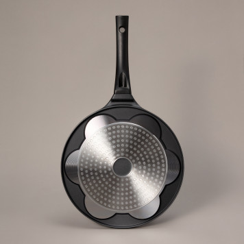 Сковорода для оладий с антипригар.покрытием, индукция, диаметр=26.5 см AGNESS 932-030-2