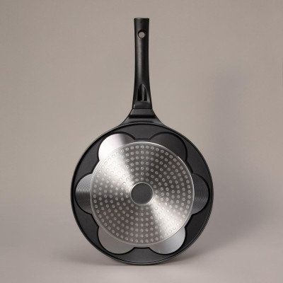 Сковорода для оладий с антипригар.покрытием, индукция, диаметр=26.5 см AGNESS 932-030-2