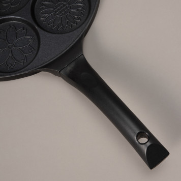 Сковорода " FLOWER STORY" для оладий с антипригар.покрытием диаметр=26.5 см AGNESS 932-031-2