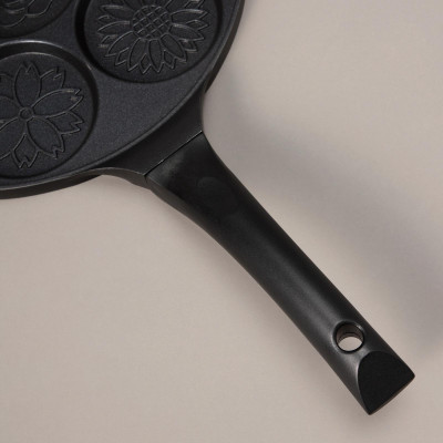 Сковорода " FLOWER STORY" для оладий с антипригар.покрытием диаметр=26.5 см AGNESS 932-031-2