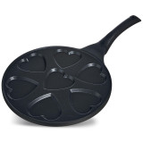 Сковорода " СЕРДЦЕ" для оладий с антипригар.покрытием диаметр=26.5 см. AGNESS 932-032