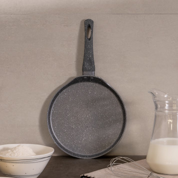 Сковорода блинная с антипригарным покрытием, 22х2см, индукционное дно AGNESS 932-520-1