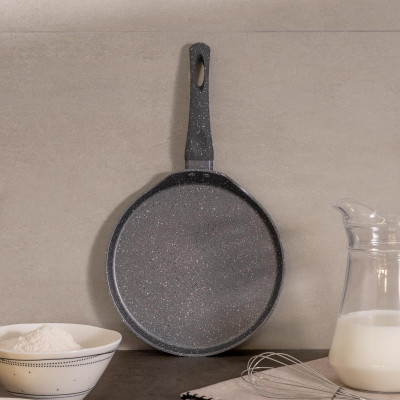 Сковорода блинная с антипригарным покрытием, 22х2см, индукционное дно AGNESS 932-520-1