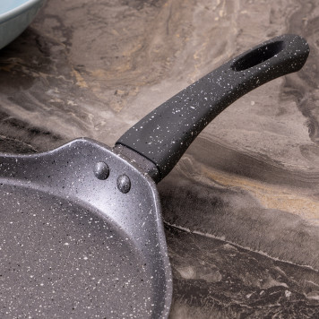 Сковорода блинная с антипригарным покрытием, 22х2см, индукционное дно AGNESS 932-520-2