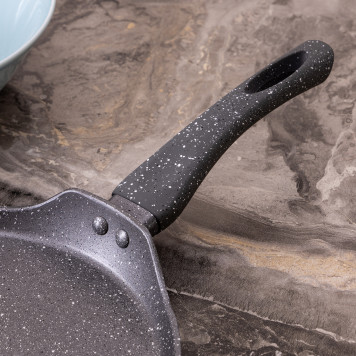 Сковорода блинная с антипригарным покрытием, 24х2см, индукционное дно AGNESS 932-521-2