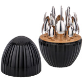 Набор столовых приборов на пластиковой подставке, 24пр AGNESS 933-201