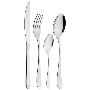 Набор столовых приборов на пластиковой подставке, 24пр AGNESS 933-201-1