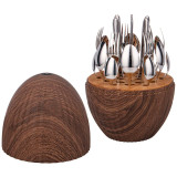 Набор столовых приборов на пластиковой подставке, 24пр AGNESS 933-204