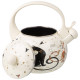Чайник эмалированный со свистком, серия "ПАРИЖСКИЕ КОТЫ" 2,2л, индукционное дно AGNESS 934-394