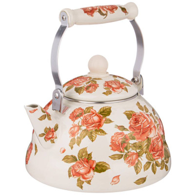 Чайник эмалированный, 3,0 л, серия "КОРЕЙСКАЯ РОЗА" AGNESS 934-397-1