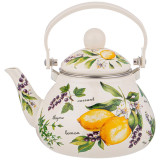 Чайник эмалированный со съемным фильтром из нжс, серия" СЕКРЕТНЫЕ ИНГРЕДИЕНТЫ" 1,3 л AGNESS 934-420