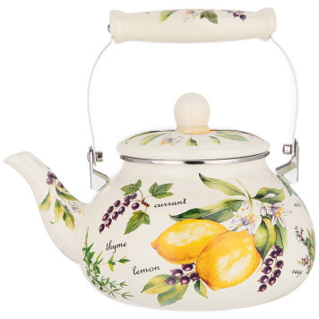 Чайник эмалированный, серия "СЕКРЕТНЫЕ ИНГРЕДИЕНТЫ" 2,5 л AGNESS 934-421