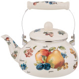 Чайник эмалированный серия "ФРУКТЫ" 2,5 л AGNESS 934-426