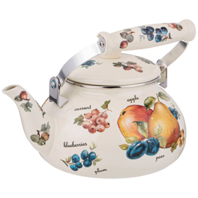 Чайник эмалированный серия "ФРУКТЫ" 2,5 л AGNESS 934-426-1