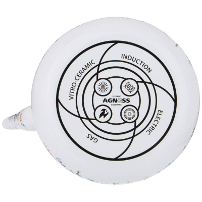 Чайник эмалированный со съемным фильтром из нжс, серия "ДВОРЦОВЫЙ ПАРК"1,3 л AGNESS 934-430-2