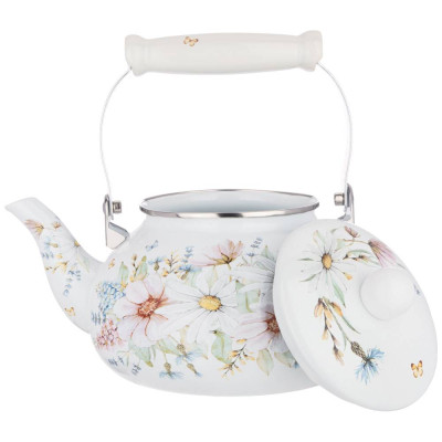 Чайник эмалированный, серия "ДВОРЦОВЫЙ ПАРК" 2,5 л AGNESS 934-431-1