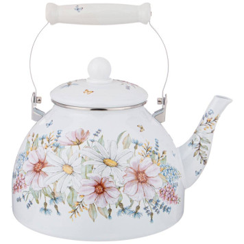 Чайник эмалированный серия "ДВОРЦОВЫЙ ПАРК" 4 л AGNESS 934-433-2