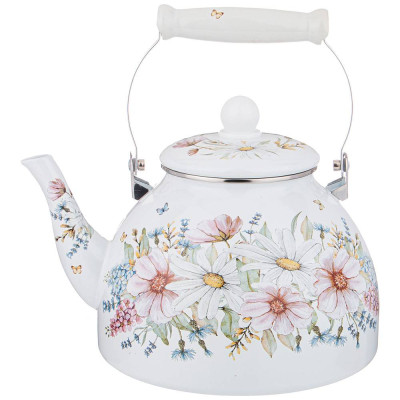 Чайник эмалированный серия "ДВОРЦОВЫЙ ПАРК" 4 л AGNESS 934-433