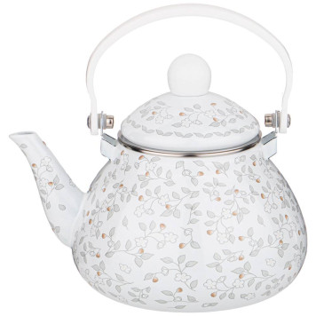 Чайник эмалированный со съемным фильтром из нжс, серия "ВИВЬЕН" 1,3 л AGNESS 934-435-1