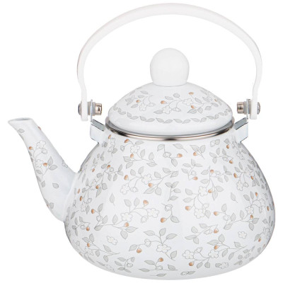 Чайник эмалированный со съемным фильтром из нжс, серия "ВИВЬЕН" 1,3 л AGNESS 934-435-1