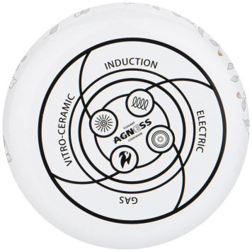 Чайник эмалированный со съемным фильтром из нжс, серия "ВИВЬЕН" 1,3 л AGNESS 934-435-2