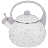 Чайник эмалированный со свистком, серия "ВИВЬЕН" 2,2л, индукционное дно AGNESS 934-439
