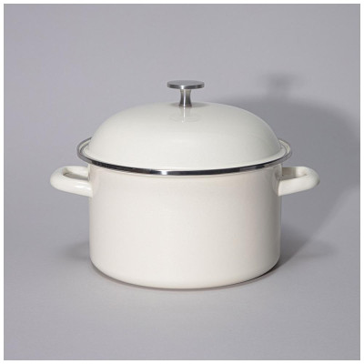 Кастрюля эмалированная с эмал.крышкой серия "CHARM" 3,5 л, 22*12,5 см AGNESS 934-596