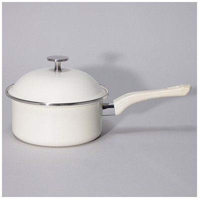 Ковш эмалированный с эмалирвоанной крышкой серия "CHARM", 1,5л, 18х8см AGNESS 934-597