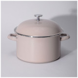 Кастрюля эмалированная с эмал.крышкой серия "CHARM" 3,5 л, 22*12,5 см AGNESS 934-606