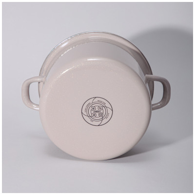 Кастрюля эмалированная с эмал.крышкой серия "CHARM" 3,5 л, 22*12,5 см AGNESS 934-606-2