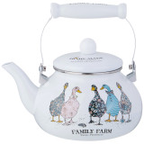 Чайник эмалированный серия "FAMILY FARM", 2,5 л AGNESS 934-626