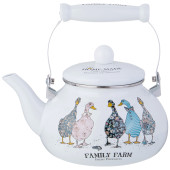 Чайник эмалированный серия "FAMILY FARM", 2,5 л AGNESS 934-626