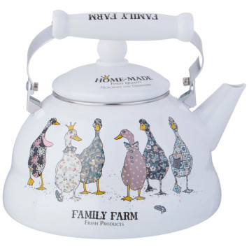 Чайник эмалированный серия "FAMILY FARM", 3 л AGNESS 934-627-2