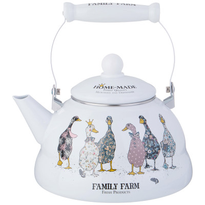 Чайник эмалированный серия "FAMILY FARM", 3 л AGNESS 934-627