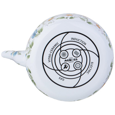 Чайник эмалированный серия "SENTIMENT", 2,5 л AGNESS 934-636-2