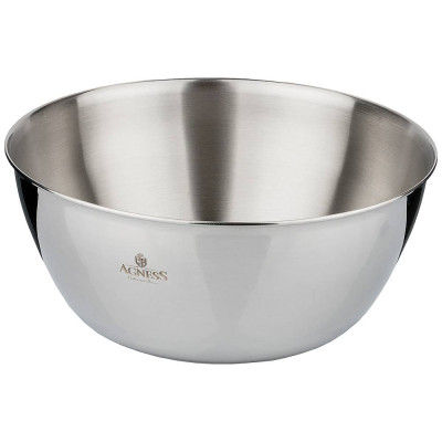 Миска PROFESSIONAL 28х13 см, 6 л высококачественная нерж сталь 18/10 AGNESS 936-315