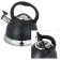 Чайник со свистком, серия "BLACK MARBLE"3,0 л и складывающейся ручкой, индукц. капсульное дно AGNESS 937-030