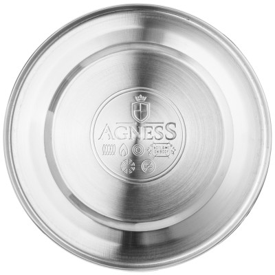 Чайник со свистком, 3,0 л и складывающейся ручкой AGNESS 937-032-3