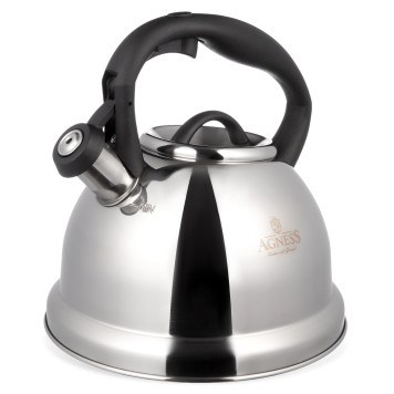 Чайник со свистком, 3,1 л AGNESS 937-035-1