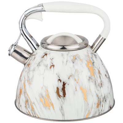 Чайник со свистком, серия FANTASY, 3,0 л, индукционное капсульное дно AGNESS 937-042