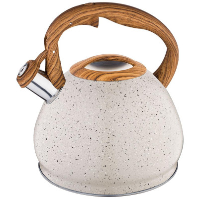 Чайник со свистком 3, 0 л термоаккумулирующее дно, индукция (кор=6шт) AGNESS 937-812