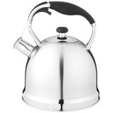 Чайник со свистком, 3л c индукцион. капсульным дном цвет: стальной AGNESS 937-854